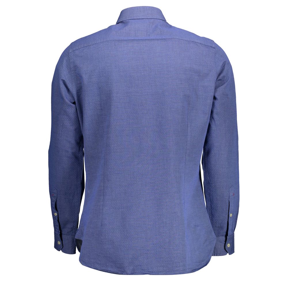 US POLO ASSN. Blue cotton shirt for men